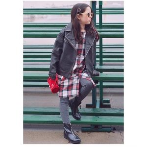 Zara faux leather jacket